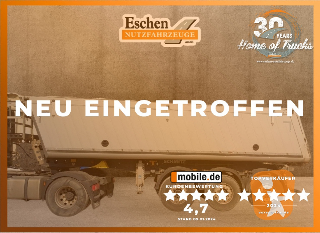 Tippbil semitrailer Schmitz SKI 24 / Alu-Thermomulde