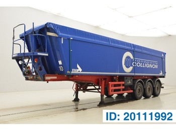 Tippbil semitrailer Stas 40 cub in alu