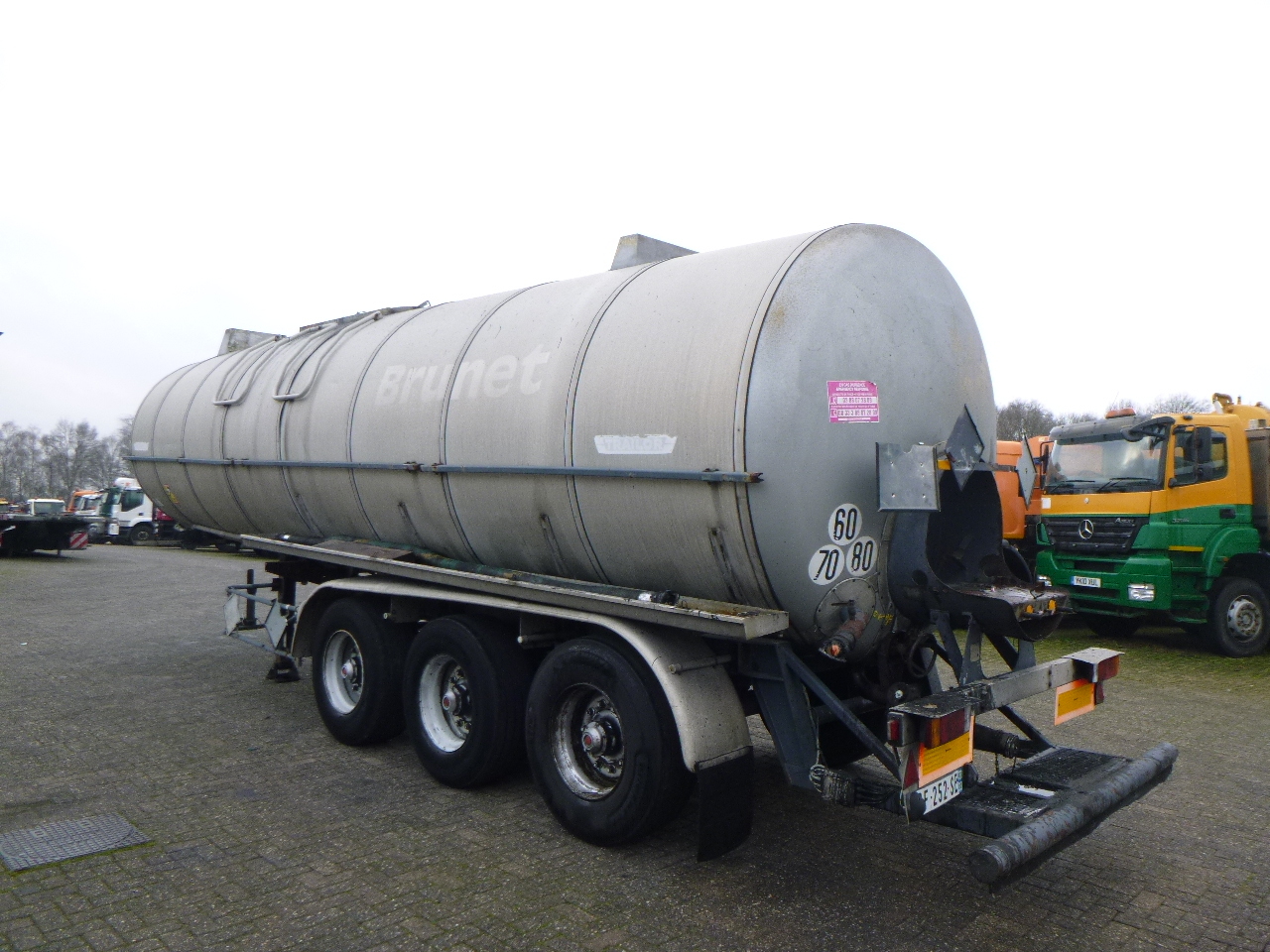 Tanktrailer för transportering bränsle Trailor Heavy oil / bitumen tank steel 31.1 m3 / 1 comp: bild 3