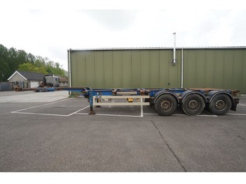 Containerbil/ Växelflak semitrailer Van Hool 3 AXLE CONTAINER TRAILER: bild 1