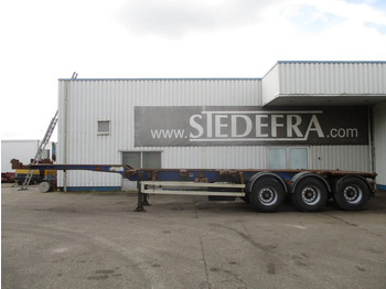 Containerbil/ Växelflak semitrailer Wielton NS34P , Container trailer , 3 ROR axles , drum brakes , air suspension: bild 2