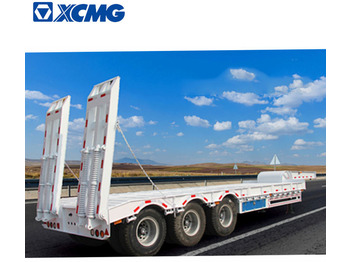XCMG Official 3 Axle 18 Meter Long Truck Trailers 40Ft Low Bed Container Semi Trailer - Låg lastare semitrailer: bild 1