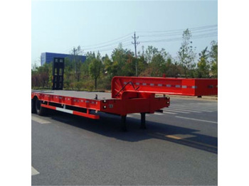 XCMG Official 3 Axle 18 Meter Long Truck Trailers 40Ft Low Bed Container Semi Trailer - Låg lastare semitrailer: bild 4
