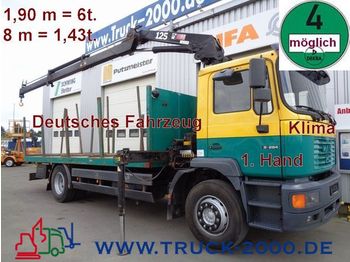 Skogsvagn för transportering trä MAN 18.284 Holztransp. Hiab 125.2*8m=1,43t.*1.Hand: bild 1