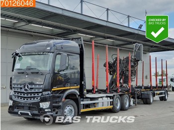 Skogsvagn Mercedes-Benz Arocs 2651 L 6X4 German-truck Retarder Euro 6 Hiab F140ZT 95: bild 1