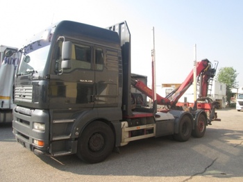 MAN TGA 26.430 6x2 Holztransporter, Epsilon E90Z81 ,Euro4 - Skogsvagn
