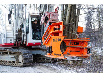 Westtech Woodcracker CL320 Fällkopf Fällgreifer  - Skördaraggregat