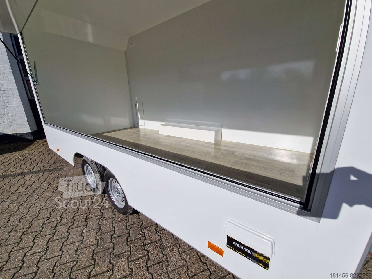 Ny Försäljningsvagn Aero Retro Verkaufsanhänger Leerwagen für diy Ausbau 420x200x230cm sofort: bild 12