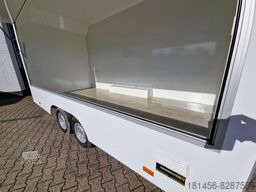 Ny Försäljningsvagn Aero Retro Verkaufsanhänger Leerwagen für diy Ausbau 420x200x230cm sofort: bild 27