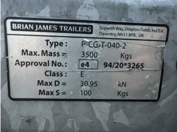 Låg lastare trailer för transportering tunga maskiner Brian James CarGO Connect Brian James CarGO Connect, Plane, Winde: bild 3