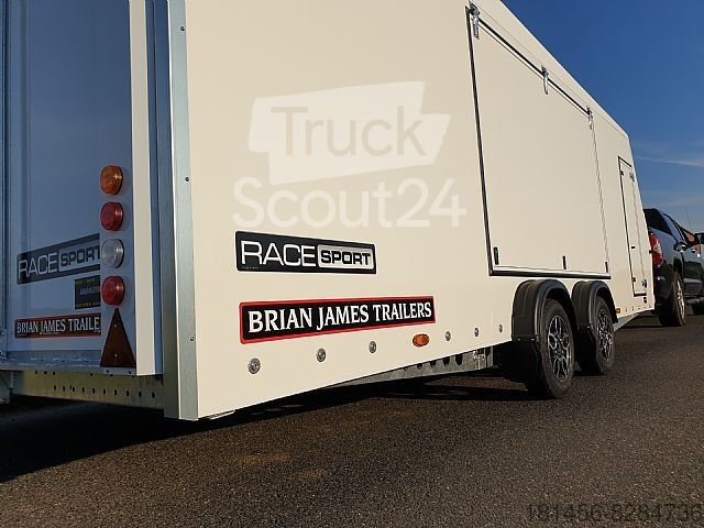 Ny Biltransportsläp Brian James Trailers Race Sport 550 3000kg Alufelgen black: bild 6