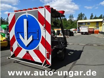  Mersch AT-15EAL Strassenabsperrung Warnleitanhänger - Chassi trailer