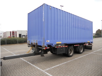 GS Meppel BDF met bak! Container - Containersläp/ Växelflaksläp