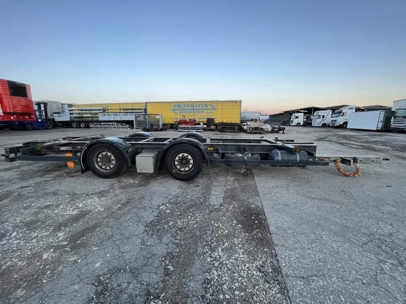 Containersläp/ Växelflaksläp H&W 3 X Jumbo Tandem Lafette verzinkt