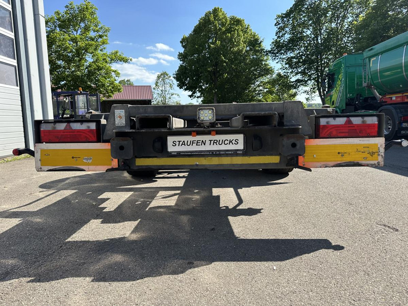 Containersläp/ Växelflaksläp H&W 4 x Tandem Lafette MEGA verzinkt Mitnahmestapl. 7. 3 x Tandem Lafette MEGA verzinkt Mitnahmestapl. 7.82 m