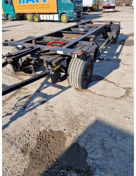 Containersläp/ Växelflaksläp Kögel Lafette JUMBO Drehschemel Lafette 1m Abstellhöhe