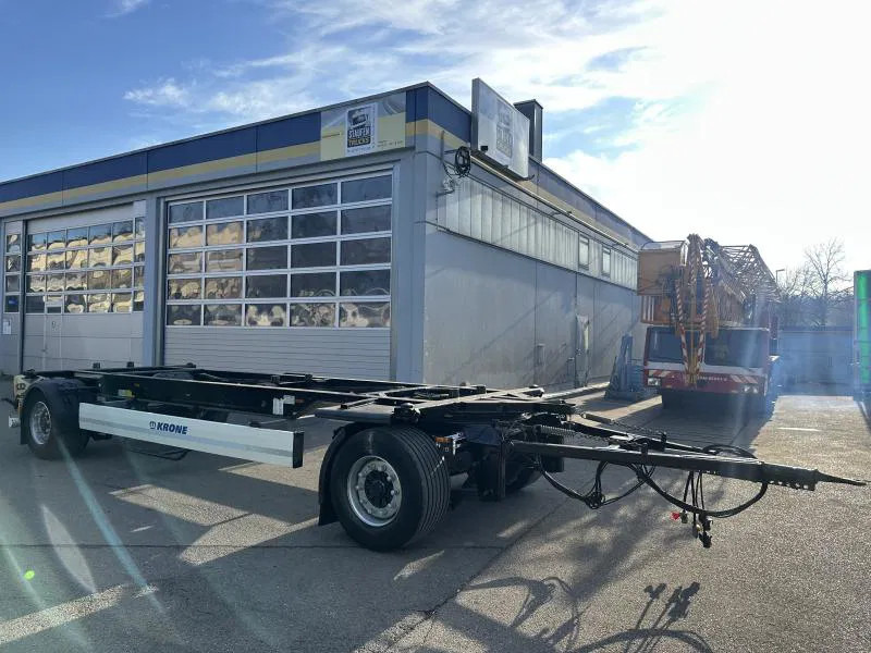 Containersläp/ Växelflaksläp Krone 10 x Jumbo Lafette deutsche Anh. TÜV NEU! 10 x Jumbo Lafette deutsche Anh. TÜV NEU!