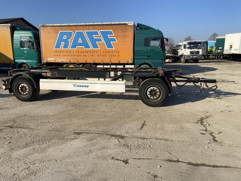 Containersläp/ Växelflaksläp Krone 2- Achs Lafette !! HU/ TÜV NEU !! 2- Achs Lafette !! HU/ TÜV NEU !!