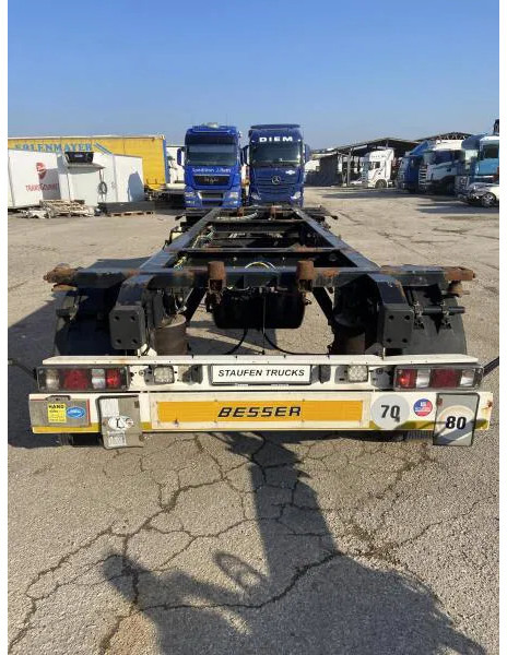 Containersläp/ Växelflaksläp Krone 2- Achs Lafette !! HU/ TÜV NEU !! 2- Achs Lafette !! HU/ TÜV NEU !!