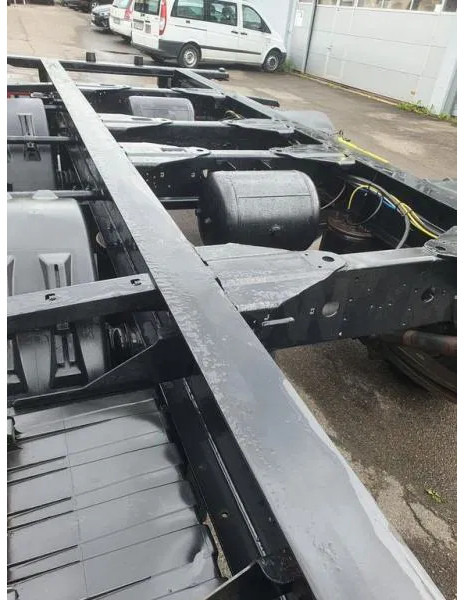 Containersläp/ Växelflaksläp Krone Tandem Standard Lafette tiefgekuppelt 2-Achs Tandem Standard Lafette tiefgekuppelt TÜV NEU!