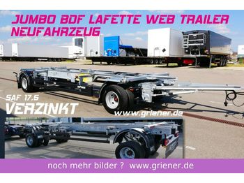 Web-Trailer JUMBO / MAXI BDF 7,15/7,45 LAFETTE 960 mm höhe  - Containersläp/ Växelflaksläp