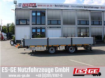 ES-GE Tandemanhänger - Containerverr.  - Flaksläp