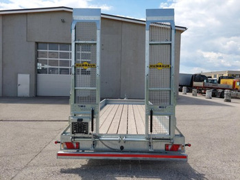 Ny Låg lastare trailer för transportering tunga maskiner HUMBAUR HS115020 BS Zentralachsanhänger mit Auffahrrampen, Verzinkt,: bild 5