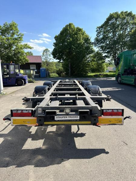 Släp H&W 4 x Tandem Lafette MEGA verzinkt Mitnahmestapl. 7.82 m