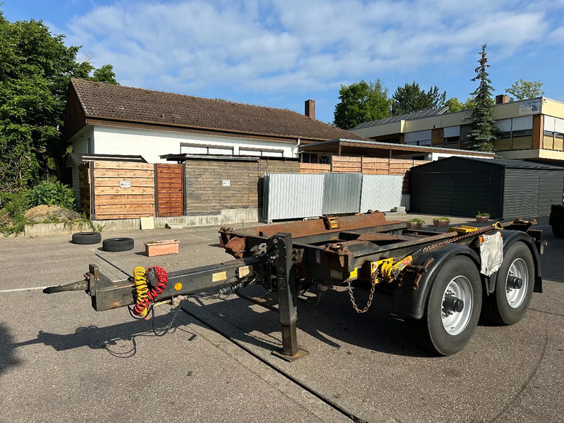 Släp Huffermann 2 x HTM 13 2-Achs Tandem Absetzanhänger 13to