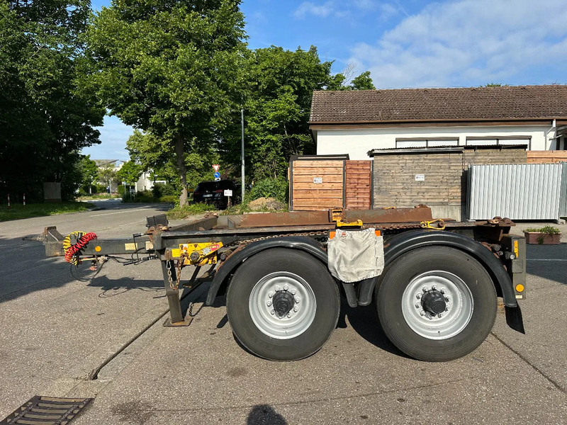 Släp Huffermann 2 x HTM 13 2-Achs Tandem Absetzanhänger 13to
