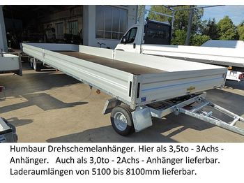 Ny Bilsläp Humbaur - HD357121 Serie 8400 3-Achser 3,5to Drehschemel: bild 1