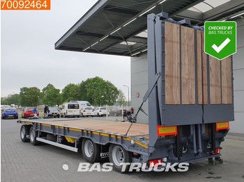 Invepe 4-achs Tieflader 4 axles Hydr-Rampen Steelsuspension BPW - Låg lastare trailer