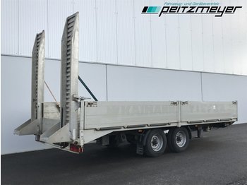  KRUKENMEIER Tandem-Tieflader 10,8 t. mit Rampen Zugöse 40 + 50 mm - Låg lastare trailer