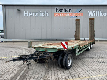 Låg lastare trailer Langendorf TUE 24/100-3 | Hydr. Rampen*Verbreiterbar*Rungen 