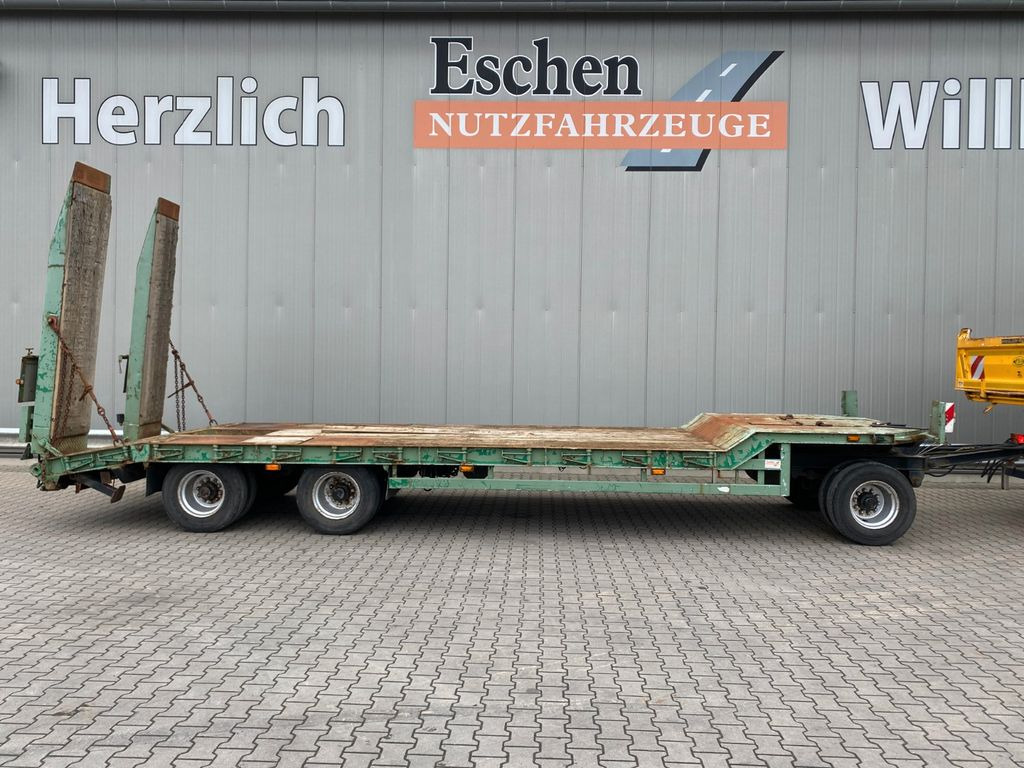 Låg lastare trailer Langendorf TUE 24/100-3 | Hydr. Rampen*Verbreiterbar*Rungen