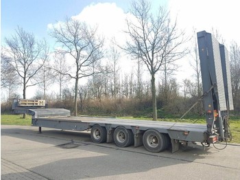 MOL Semi-dieplader 3-as besturing - Låg lastare trailer