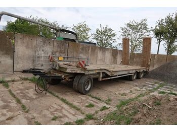 Låg lastare trailer Müller-Mitteltal 3 Achs Tioeflader 30 to, Federrampen