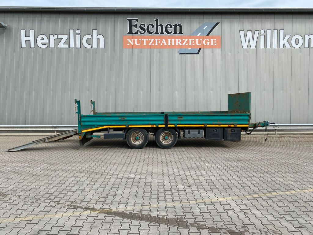 Låg lastare trailer Müller-Mitteltal ETU-TA 13,5 | Rampen*50mm Auge*Twist-Lock*Blatt