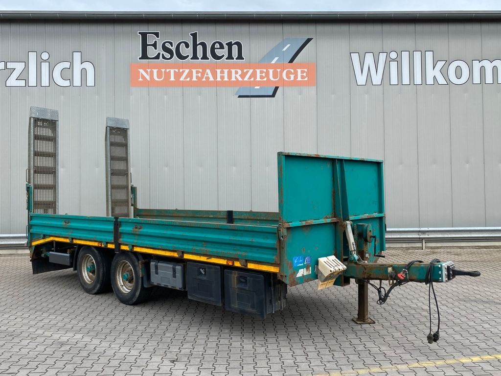Låg lastare trailer Müller-Mitteltal ETU-TA 13,5 | Rampen*50mm Auge*Twist-Lock*Blatt