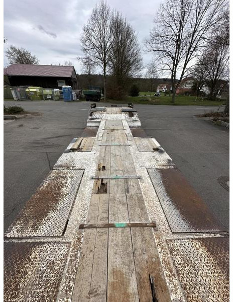 Låg lastare trailer Müller-Mitteltal T4 4-Achs Tieflader Radmulden luftgefedert T4 4-Achs Tieflader Radmulden luftgefedert