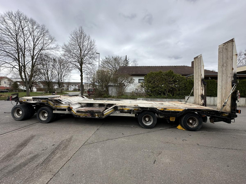 Låg lastare trailer Müller-Mitteltal T4 4-Achs Tieflader Radmulden luftgefedert T4 4-Achs Tieflader Radmulden luftgefedert