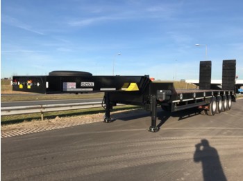 OZGUL LW4 80 Ton, 3 m, steel susp., hydr. ramps - Låg lastare trailer