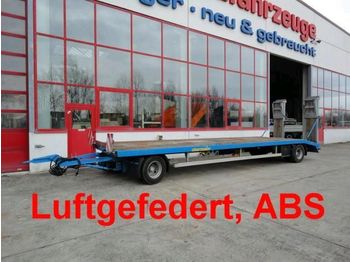 Obermaier 2 Achs Tiefladeranhänger mit gerader Lad - Låg lastare trailer