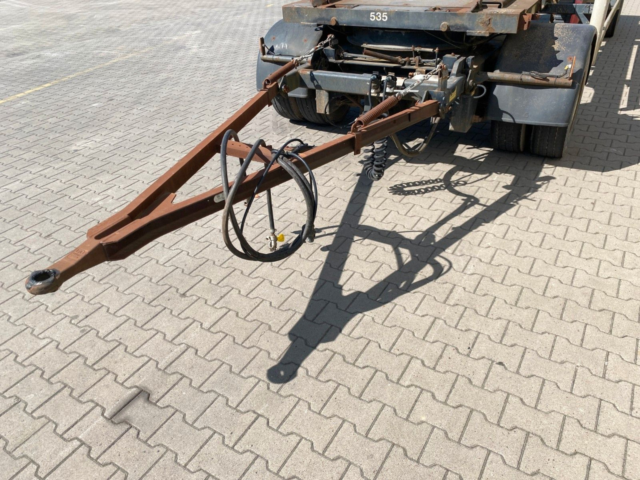 Lastväxlarsläp/ Liftdumpersläp Hüffermann HSA 18.65 | Reifenprofil: 75%*Blatt*50mm Zugauge