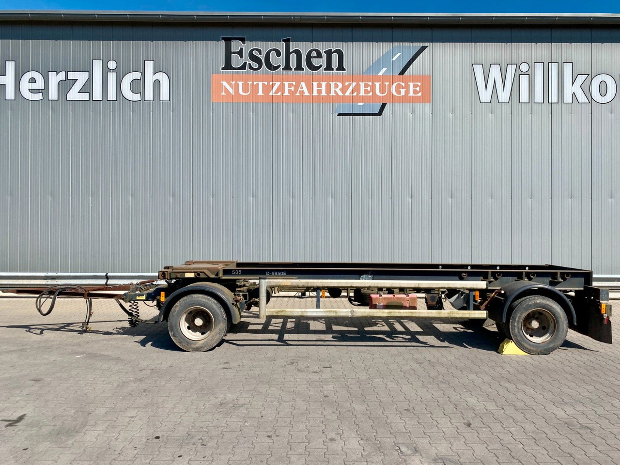 Lastväxlarsläp/ Liftdumpersläp Hüffermann HSA 18.65 | Reifenprofil: 75%*Blatt*50mm Zugauge