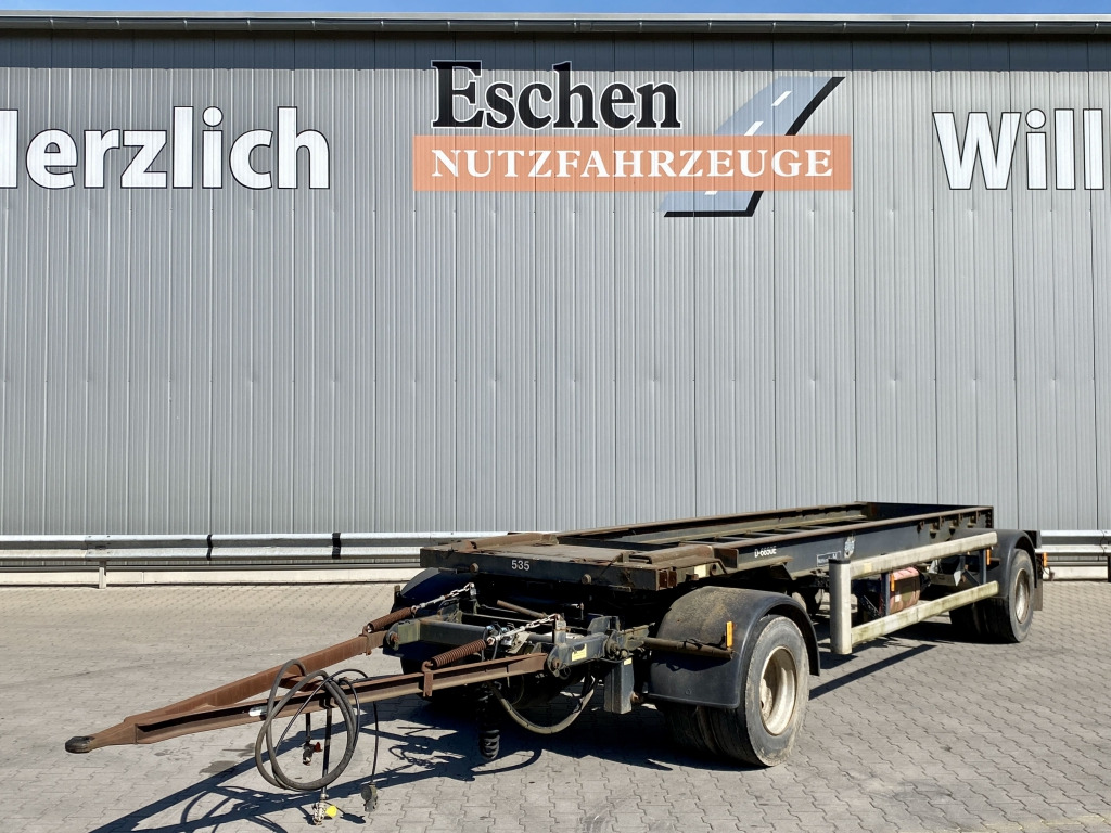 Lastväxlarsläp/ Liftdumpersläp Hüffermann HSA 18.65 / Schlittenanhänger
