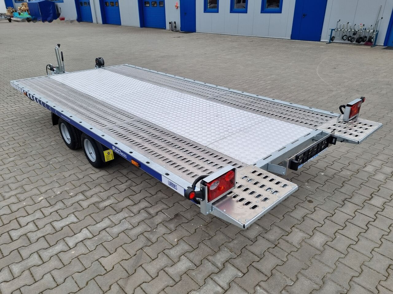 Ny Biltransportsläp Lorries PLI-27 4521 car platform trailer 450x210 cm laweta: bild 19