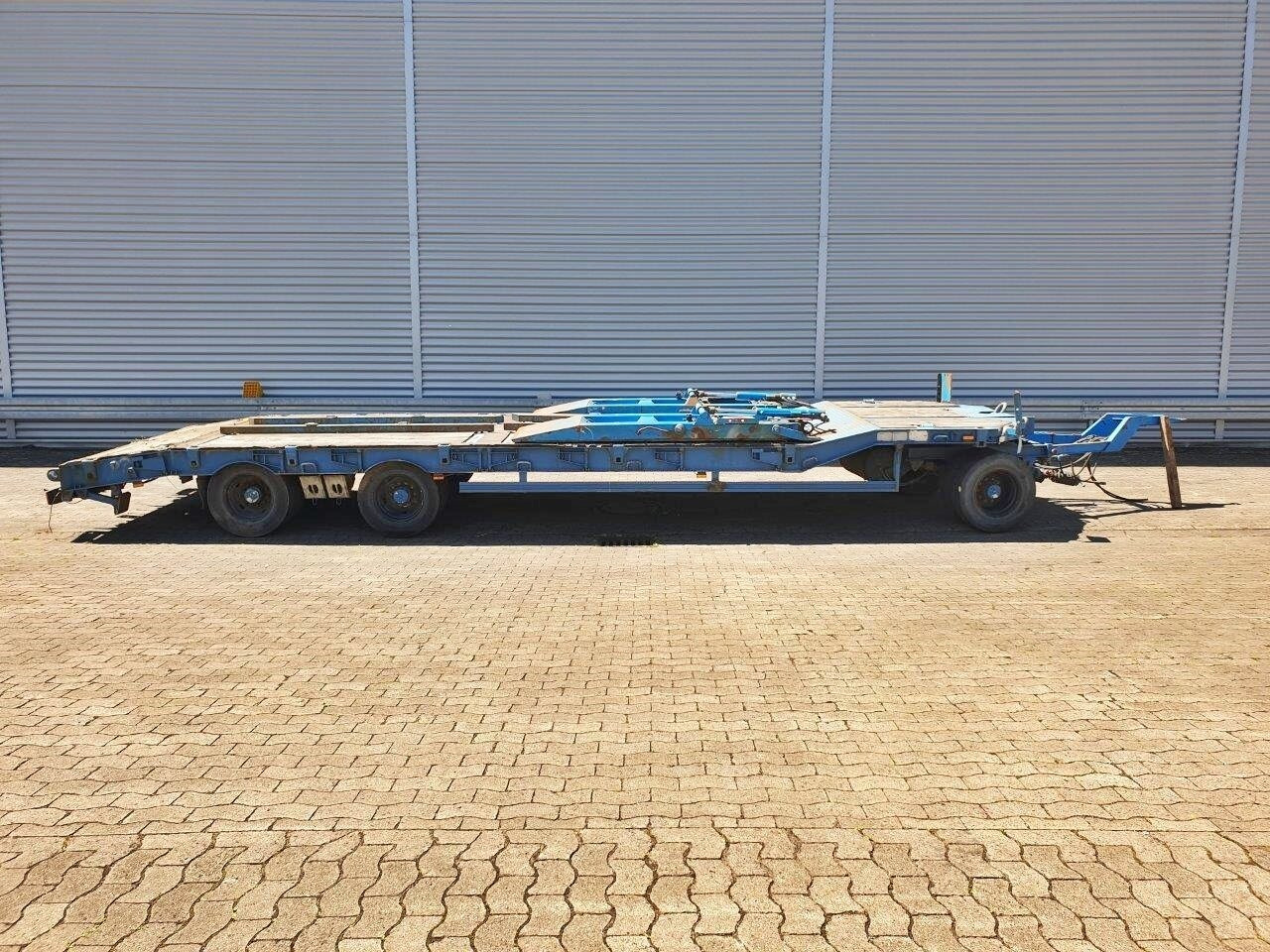 Låg lastare trailer för transportering tunga maskiner T 3 T 3 mit hydr. Rampen, Verbreiterbar auf 3m: bild 10