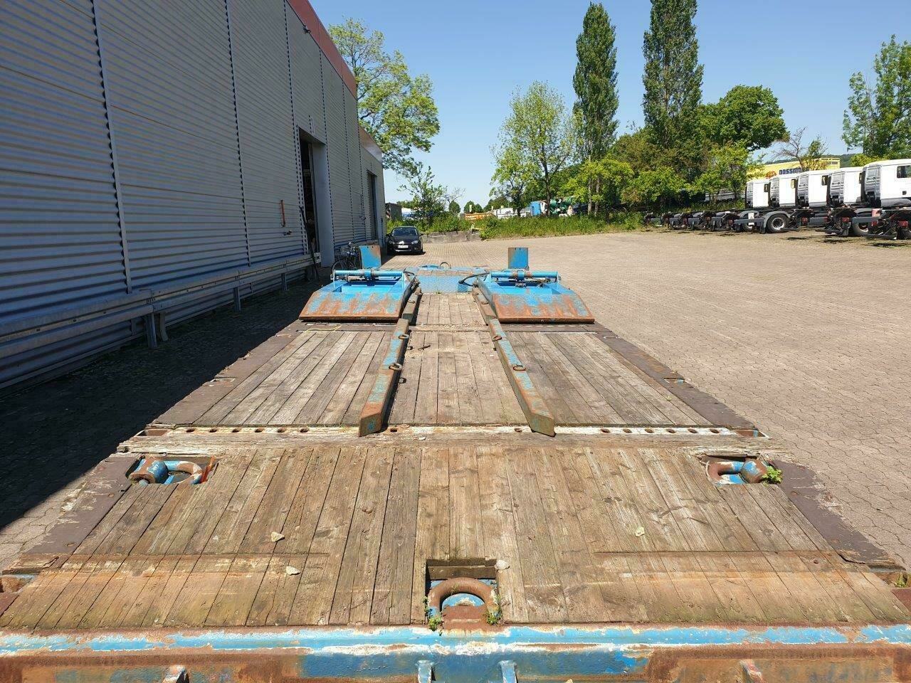 Låg lastare trailer för transportering tunga maskiner T 3 T 3 mit hydr. Rampen, Verbreiterbar auf 3m: bild 3