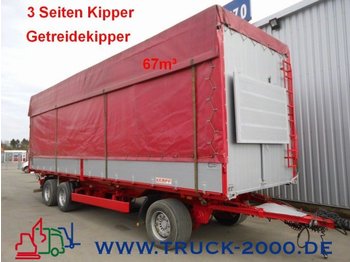 Kempf 3-Seiten Getreidekipper 67m³   9.80m Aufbaulänge - Tippsläp